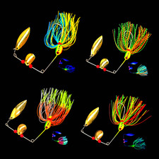 4x 17g UV Spinnerbait