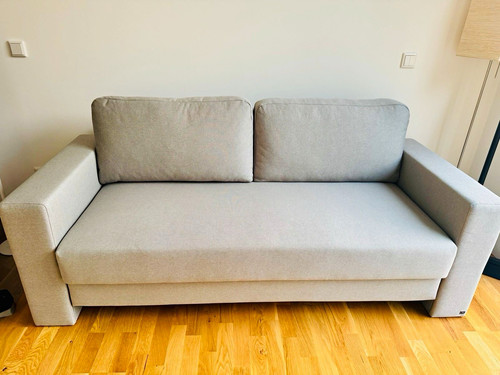 Schlafsofa sitzer grau - 3-sitzer,