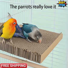 Papagei Kauspielzeug für Vogelkäfig - Schreddern von Papier Knabberbrett zum Stressabbau