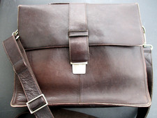 Herold s Aktentasche Laptop Lehrer Business schokobraun Leder TOP