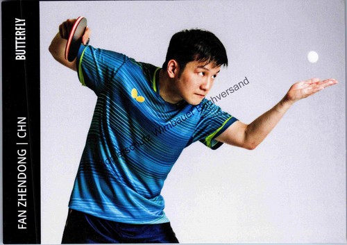Autogrammkarte fan zhendong - fan,