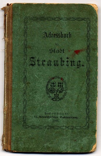 1877 adressbuch der stadt - der,