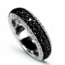 1,60 Kt Schwarz Diamant Half