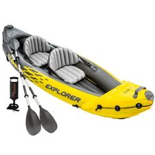 Intex Explorer K2 Boot Kajak Schlauchboot Paddelboote Ruderboot Kajak mit Pumpe