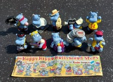 Happy Hippo Hollywood Stars mit BPZ 1997 Ü-Ei Komplett Satz