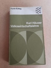 Volkswirtachaftslehre, Karl Häuser, Funk-Kolleg, Fischer, 1972