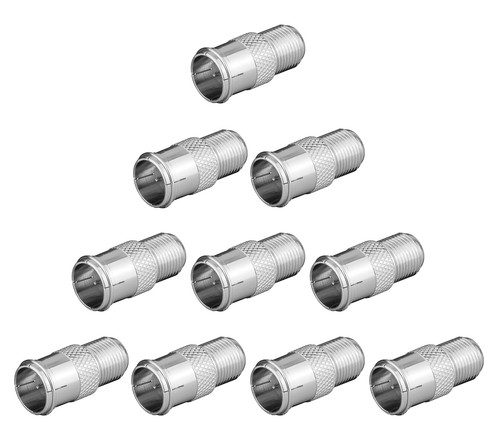 10x quick stecker - f, f-buchse