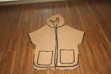 MarcO Polo,Poncho,Strickmantel,Weste,Ocker,Cognac,Gr. S,M,Taschen,Schlitze,w.NEU
