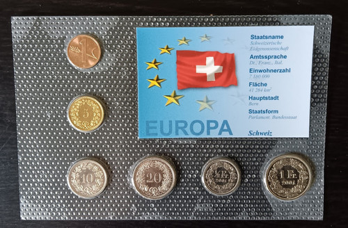 Kursmünzensatz europa schweiz - europa,
