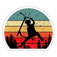 Scooter Roller Stunt Freestyle Aufkleber Sticker, max. 10 x 10 cm, 10 x 10 cm