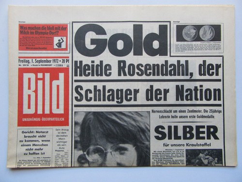 Bild zeitung 1972 gold - zeitung,