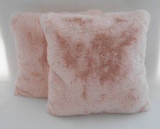 Kissenhülle Sofakissen Fell Fellkissen Kissen Kissenbezug Deko Kunstfell 2er Set