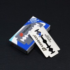 Rasierklingen Double Edge Dorco Superior Platinum Doppelte Klinge Rostfrei
