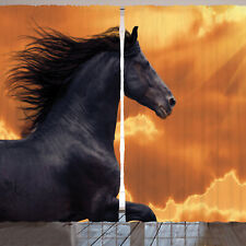 Pferde Rustikale Gardine