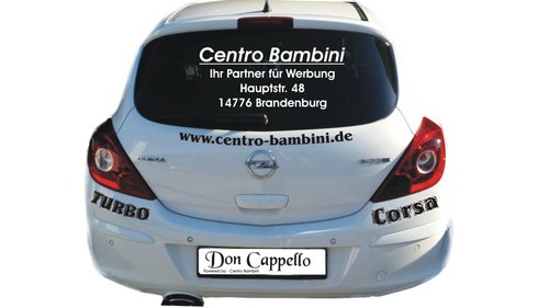 Werbung autobeschriftung - werbung,