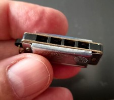 Vintage: "OK GOLDEN CUP" Miniatur Mundharmonika Mundorgel