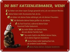 Blechschild 30x40 cm du bist