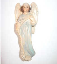 Kofel Krippenfigur Gloriaengel, Oberammergau, handgeschnitzt, lasiert, 15cm