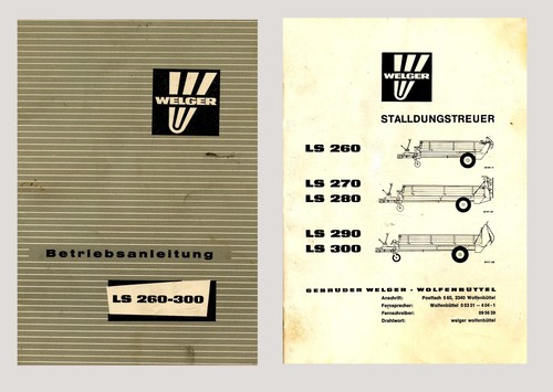 Welger stalldungstreuer 260 - ls,
