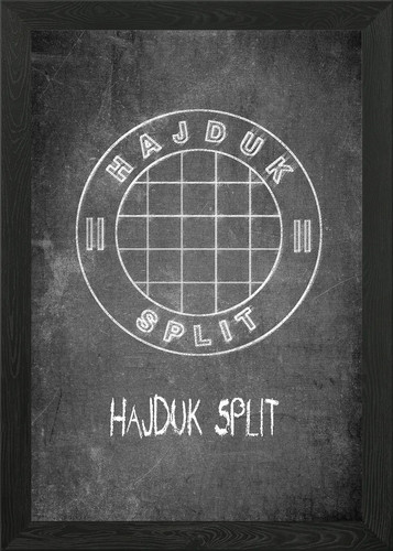 Hajduk split logo gerahmtes - hajduk,