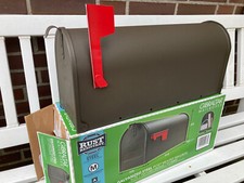 US Mailbox, Stahl, bronzefarben, original USA, Amerik. Briefkasten, II. Wahl !