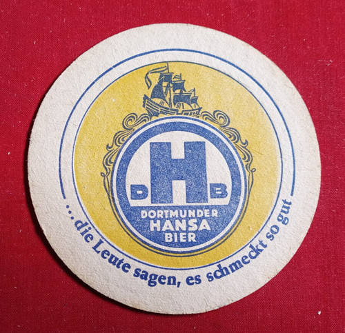 Bierdeckel brauerei dortmunder - bierdeckel,