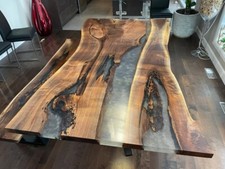 Ocean Blue Epoxy River Table