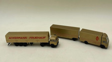 Modelauto / LKW / Ackermann - Fruehauf / Mercedes / Gold