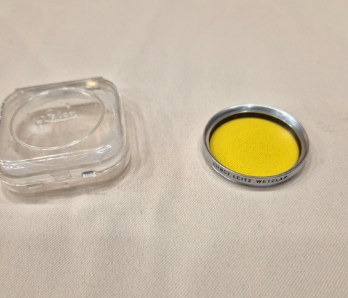 Ernst leitz wetzlar gelbfilter - leitz,