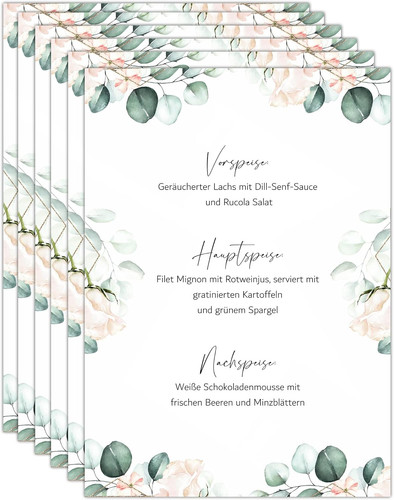 Menu blanko menükarten - menu, im