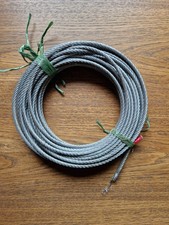 Stahlseil verzinkt Ø 8 mm ca. 10 m – robustes Drahtseil für Winde / Seilzug