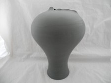 Rosenthal Vase OPENING Anthrazit Schwarz Studio Line H=33 cm matt