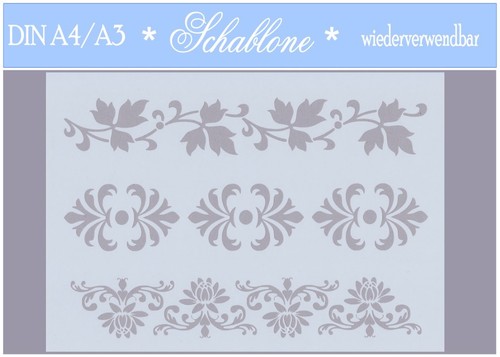 Schablone-Vintage-Shabby-A4-A3