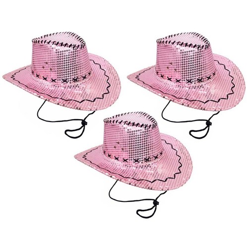 Rosa cowgirl hut karneval - rosa,