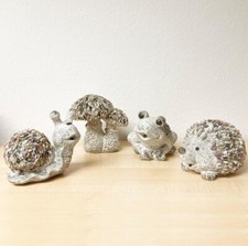 4er Set Gartenfiguren