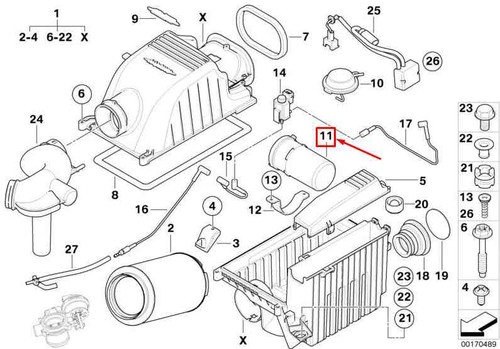 Mini cabrio r52 vakuumtank - mini,