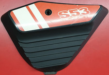 Seitendeckel links  SIMSON S53,S83 Farbe: schwarz  ABS-Kunststoff  mit Aufkleber