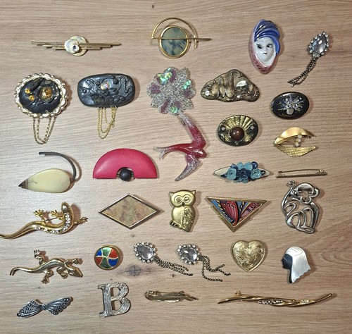 Broschen konvolut modeschmuck - broschen,