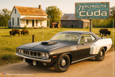 1:18 Acme - 1971 Plymouth Cuda
