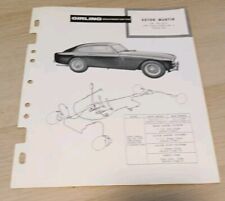 Autoprospekt  ASTON MARTIN LDB MK. III B 1958 Chassis AM300/1401  to AM300/1850