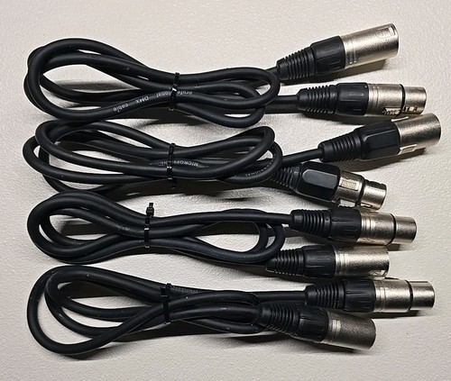 Xlr kabel 3pol 20m sw - 3pol, 1,20m