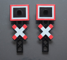 LEGO; Eisenbahn - 2x Blinklicht / Warnsignal Ics12V für Set 7866