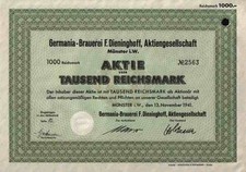 Germania Brauerei Dieninghof