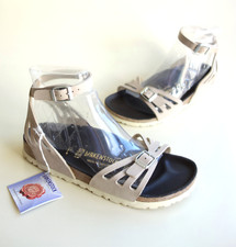 Neu BIRKENSTOCK Iconic Ankle-Strap Sandale PALMA EXQ BF taupe US8 EU39 UK6 -selten-