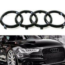 Auto Schwarz Vorderring Logo Emblem Für Audi TT 8J Facelift TTS TTRS 249x86mm