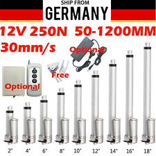12V 250N 50-1200mm Hohe Geschwindigkeit Linearantrieb Elektrisch Linear Actuator