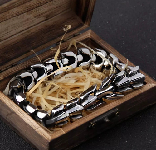 Armband edelstahl massiv - armband,