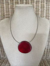 Damenkette Statement Capiz Muschel Halskette Kurz Modeschmuck Handarbeit Collier