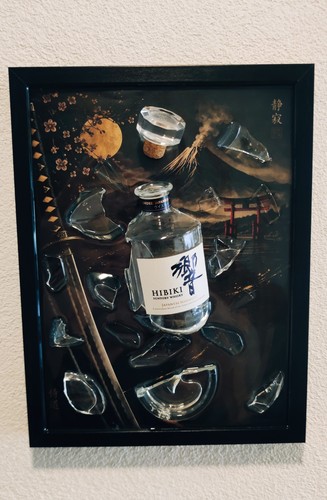 Broken bottle art hibiki japan - broken,
