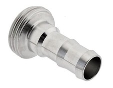 Gewindetülle für Milchgewinde DIN 11851 Edelstahl Schlauchgewindestutzen